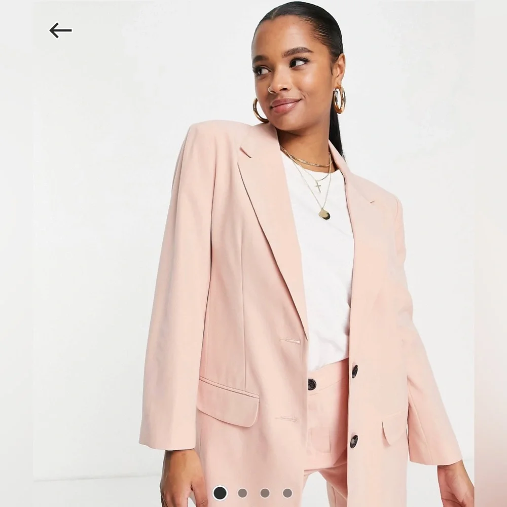 Asos design petite set in blush size 0 - Picture 3 of 7